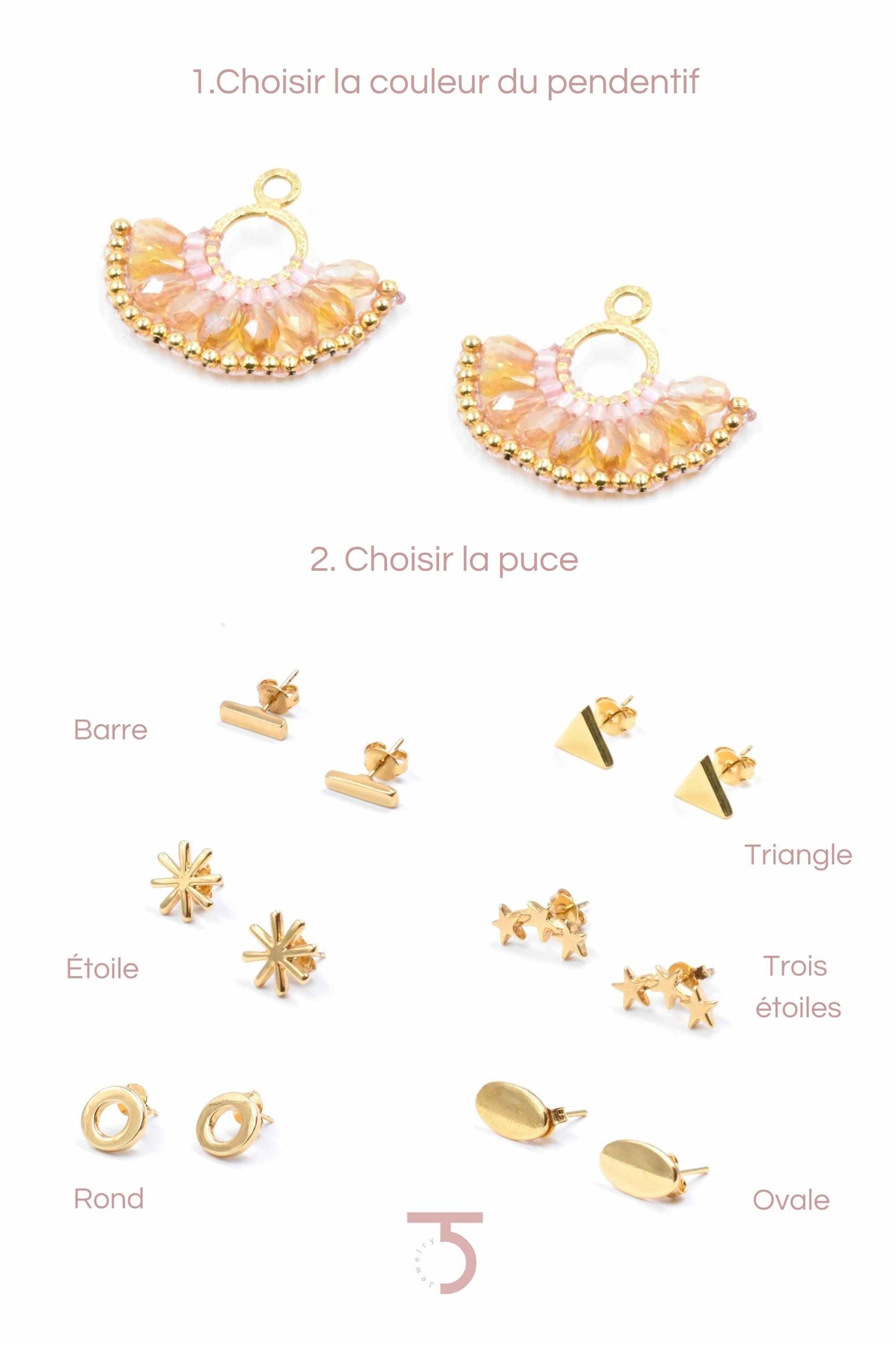 Boucles d'oreilles Abanico