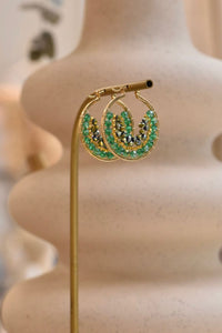 Boucles d'oreilles Cristales